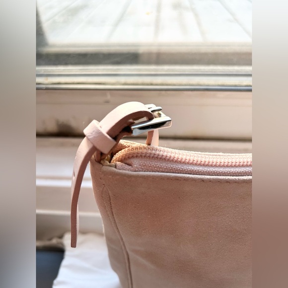 New Authentic Furla Pink Suede Purse - Picture 10 of 15